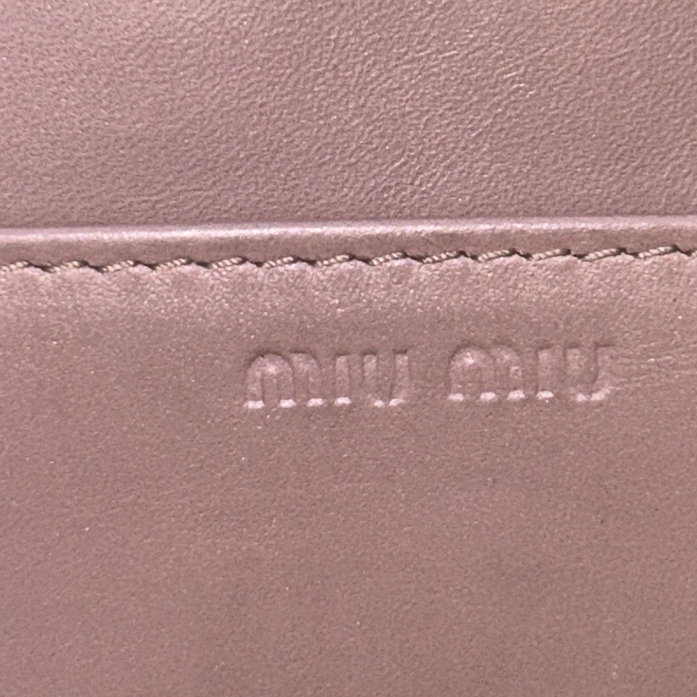 Miu Miu Tan Crocodile Embossed Wallet - image 3